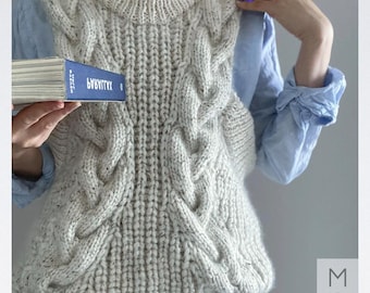 Book Club Slipover - English Knitting Pattern