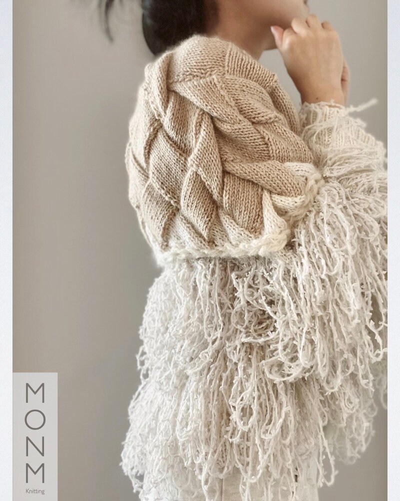 Sakura Jacket - English Knitting Pattern - Etsy