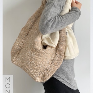U Style Scarf Bag - English Knitting Pattern