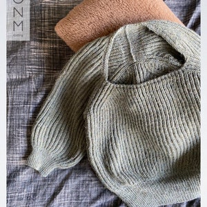 Jil Sweater - English Knitting Pattern - Etsy