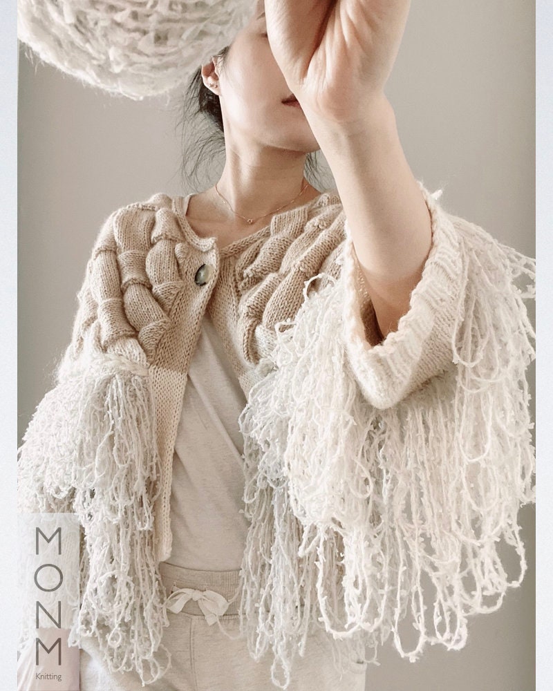 Sakura Jacket - English Knitting Pattern - Etsy