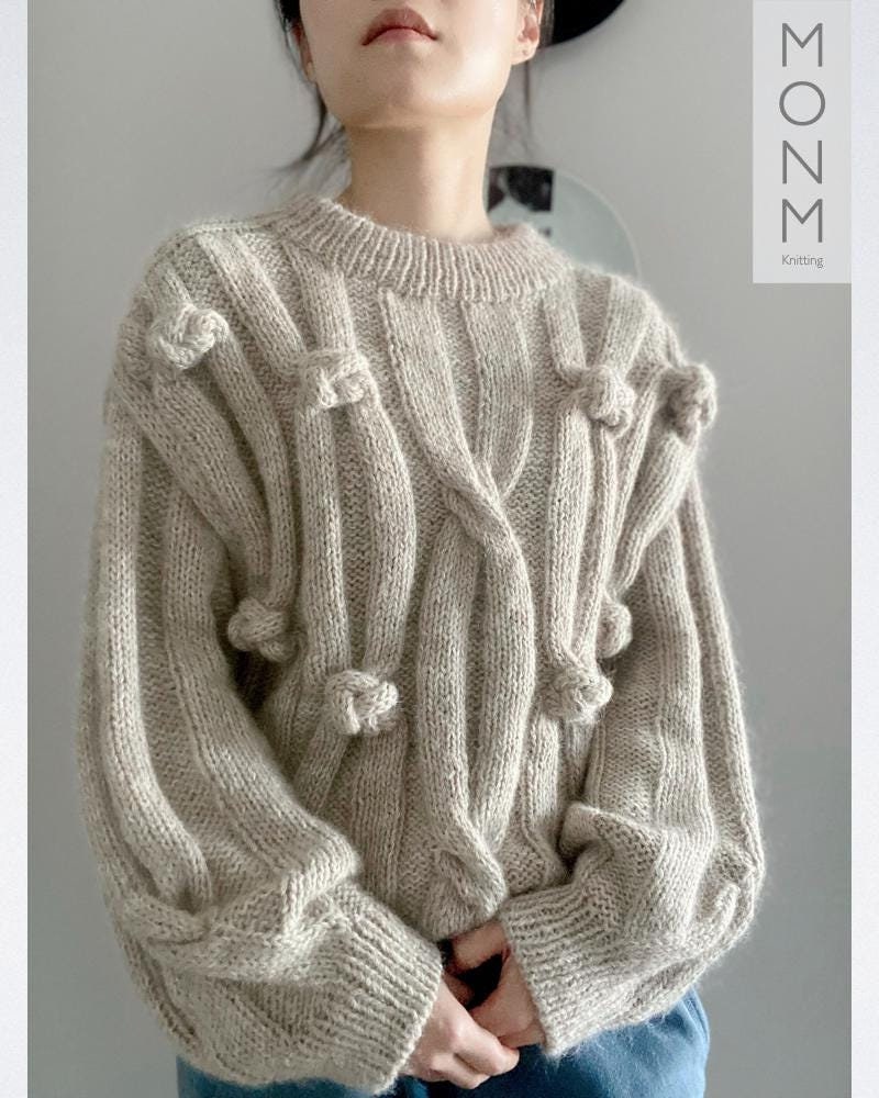 Knot Jumper - English Knitting Pattern