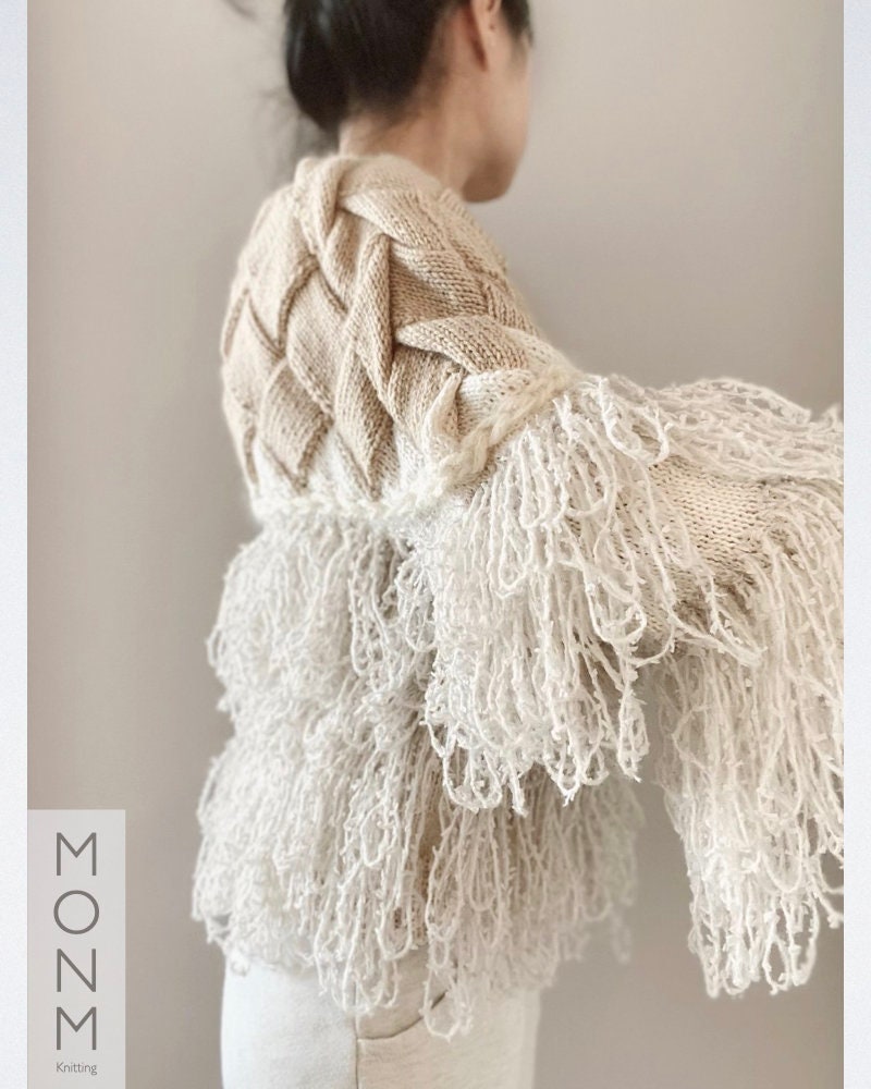 Sakura Jacket English Knitting Pattern - Etsy