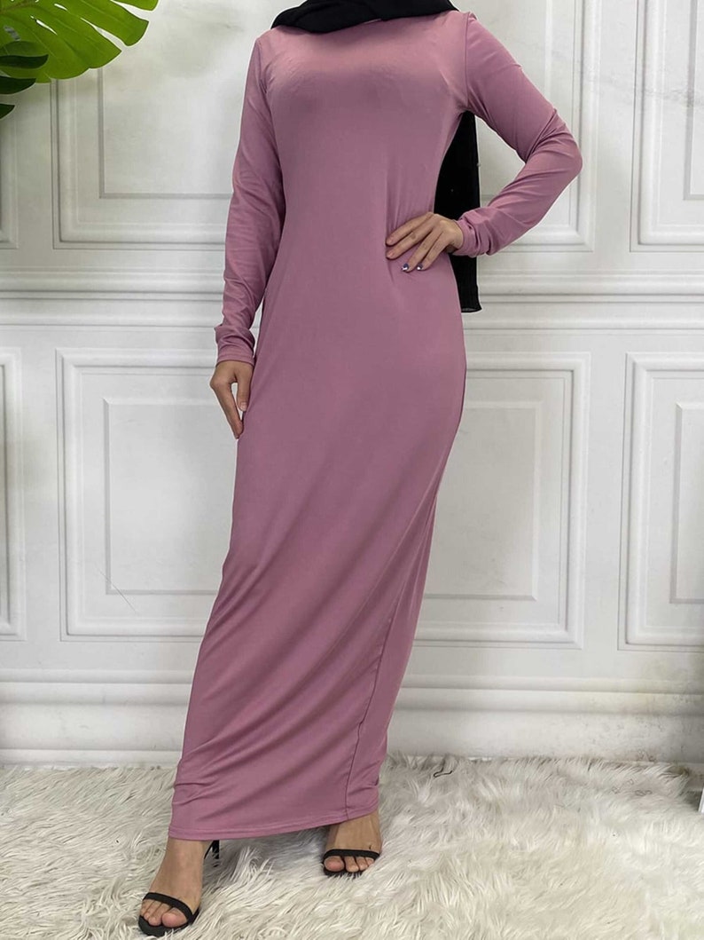 Abaya Inner Underneath Slip Dress for Muslim Woman Abaya Etsy