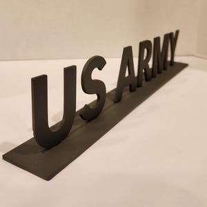 US ARMY Steel Plate