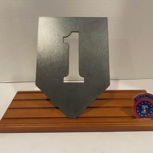 US Army 1st ID Stahlschild