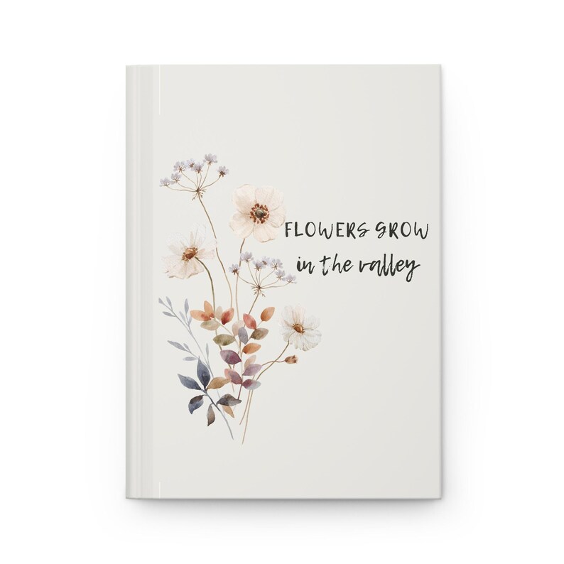 Limited Release Hardcover Journal With Watercolor Flowers 150