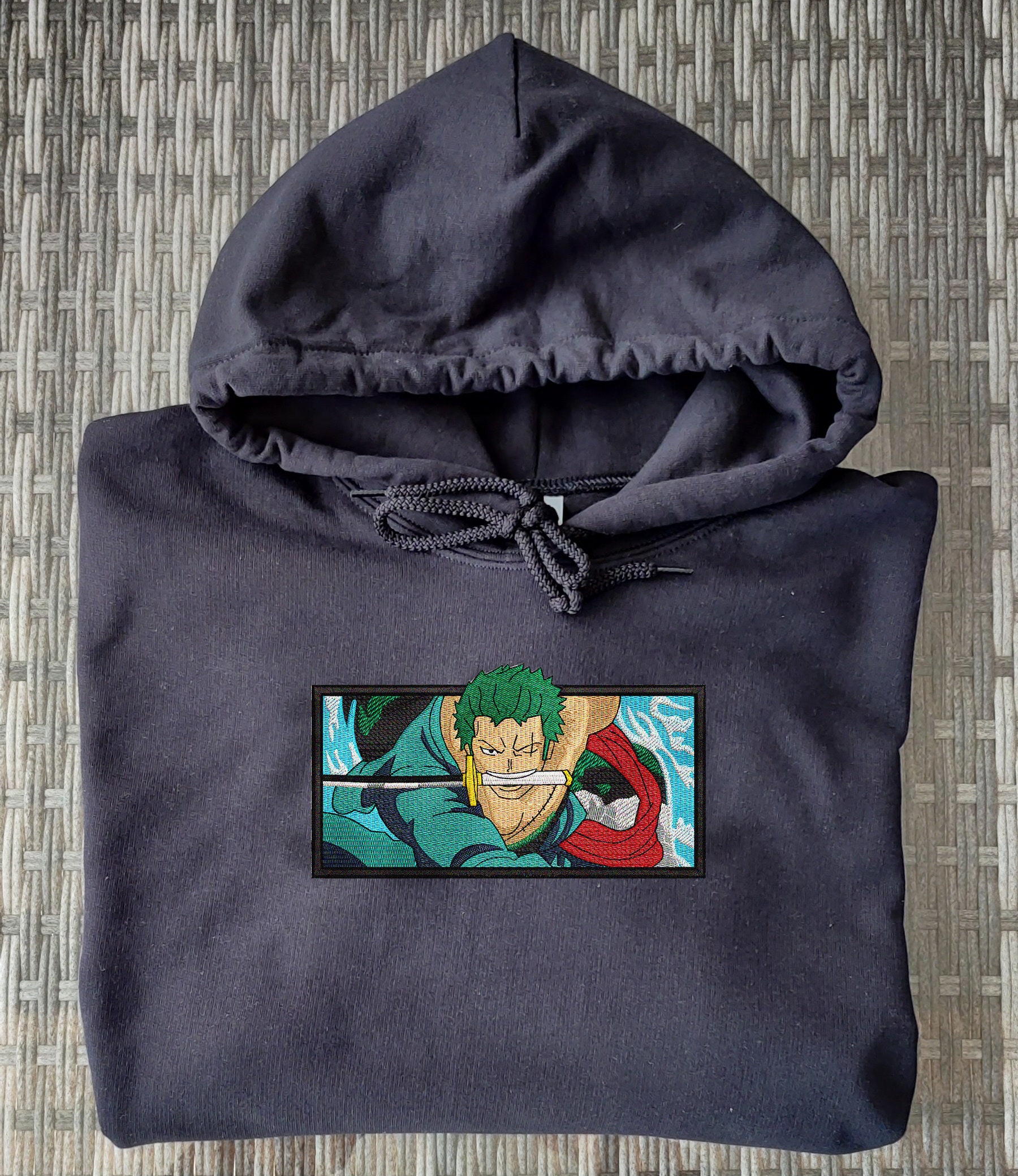 Ee embroidery hoodie onepiece epine エピヌ epine（エピヌ）の「Ee embroidery hoodie onepiece（ワンピース