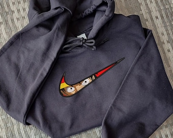 Monkey D. Luffy One Piece - geborduurde trui, hoodie, t-shirt - geborduurd ontwerp, geïnspireerd op de anime