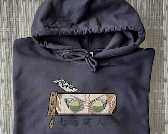Jujutsu Kaisen Kento Nanami - Embroidered Hoodie & T-Shirt | Elegant Anime Design | Unisex Sizes S-XXL | Various Colors