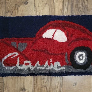 Classic Car Hand Tufted Rug ****FREE SHIPPING****