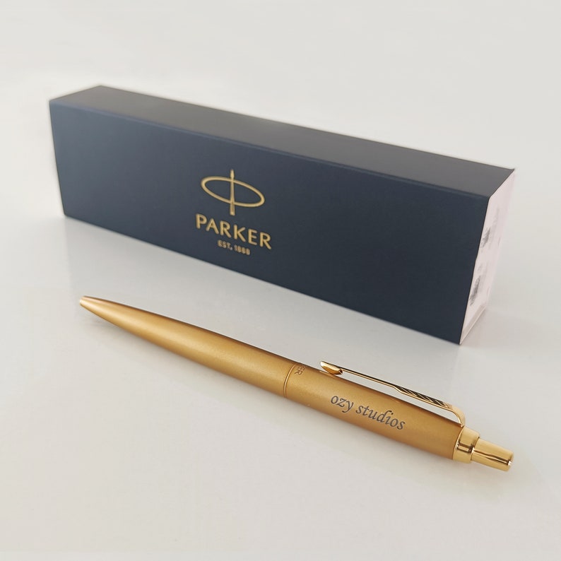 Parker Jotter XL Kugelschreiber aus Edelstahl mit Personalisierung I Lasergravur I Geschenk I Silber, Rosegold, Gold, Schwarz Gold