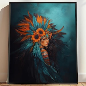 Aztec Goddess of Love and Beauty Xochiquetzal, Mexican Mythology Art, Aztech Mythology Art, Mexican Floral Art, Aztec Goddess Digital Print