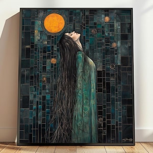 Celtic Goddess Danu Art Print: Divine Feminine Mythology (Digital Download)