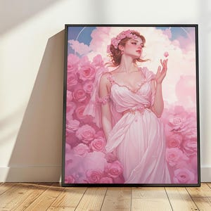 Goddess Aphrodite Decor, Greek Wall Art, Greek Goddess of Love and Beauty Art, Greek Mythology Art, Divine Feminine Art, Aphrodite Poster