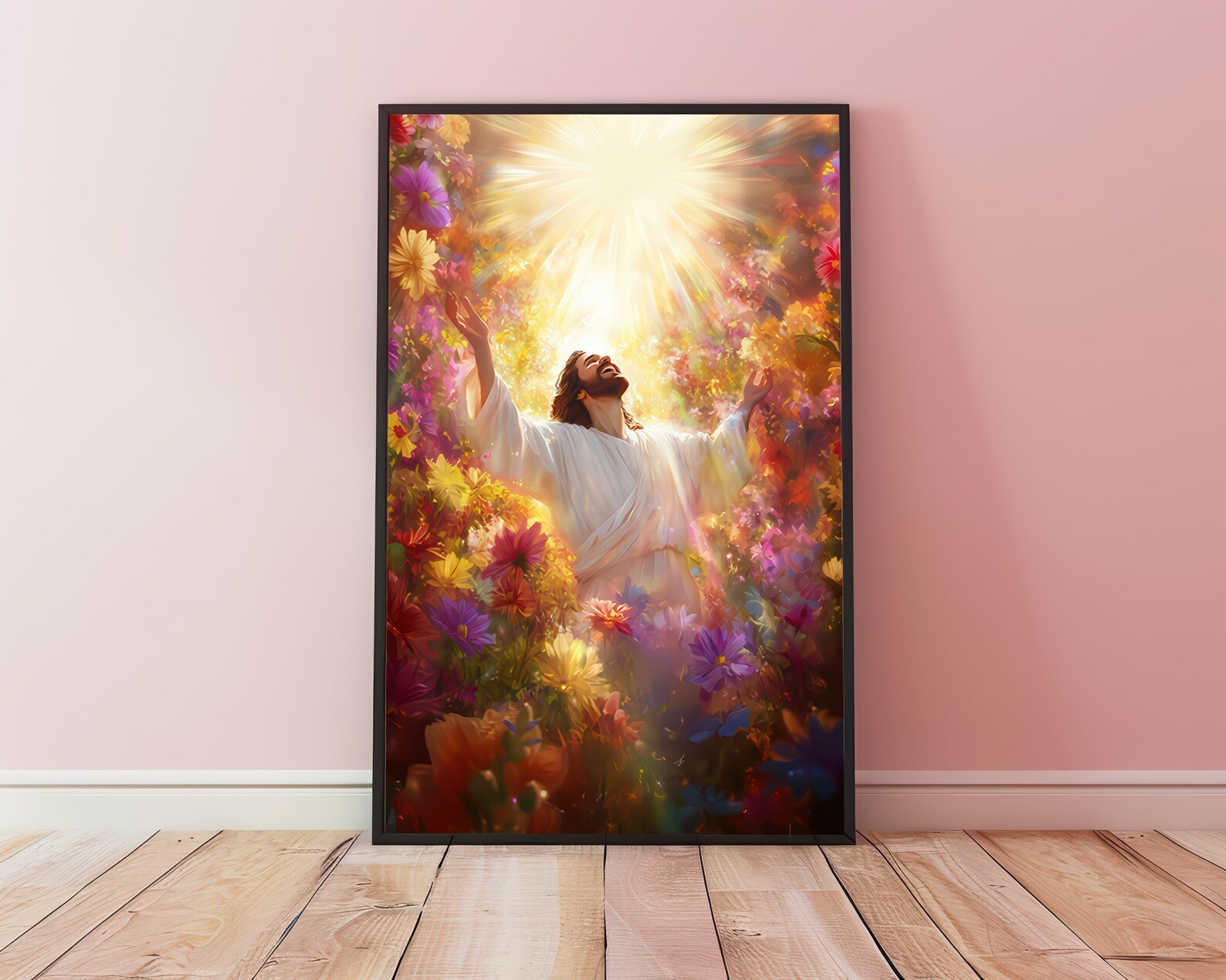 Printable Jesus Christ Art Gift, Christian Wall Decor, Portrait of ...