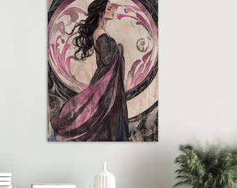 Aphrodite Greek Goddess of Love and Beauty, Vintage Wall Art