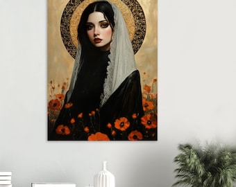 Greek Goddess of Fertility and Agriculture Demeter Poster, Greek Mythology Wall Art, Ancient Greek Goddess Decor, Divine Feminine Energy