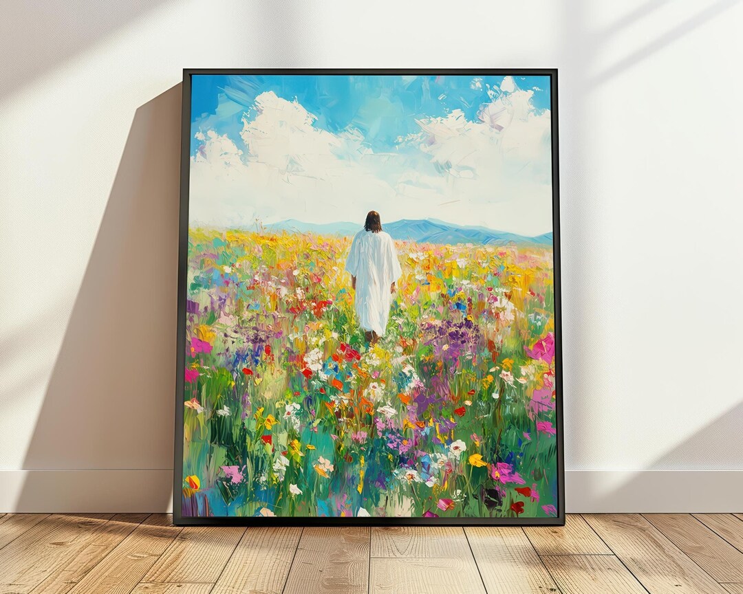 Jesus Christ Art, He is Risen Print, Jesus Portrait Art, Christ Gospel ...