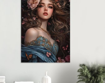 Aphrodite Greek Goddess of Love and Beauty, Vintage Wall Art