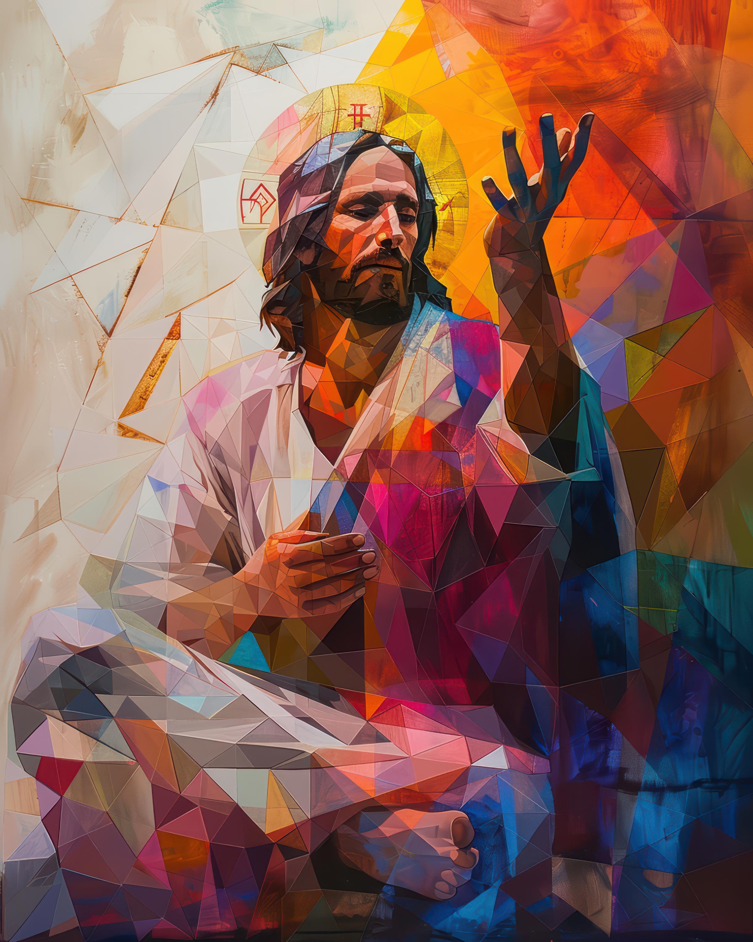 Printable Jesus Pop Art, Modern Jesus Art, Bible Gift, Christian Wall ...