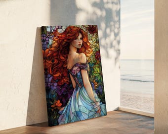 Grekisk skönhetsgudinna Afrodite Matt Canvastavla, Alla hjärtans dag-present, Grekisk mytologikonst, Premium Canvas Väggkonst, Gudomlig Feminin Konst
