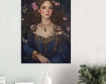 女神アフロディーテの壁アート、ギリシャ神話のアートプリント、愛と美の女神の装飾、古代の女神アート