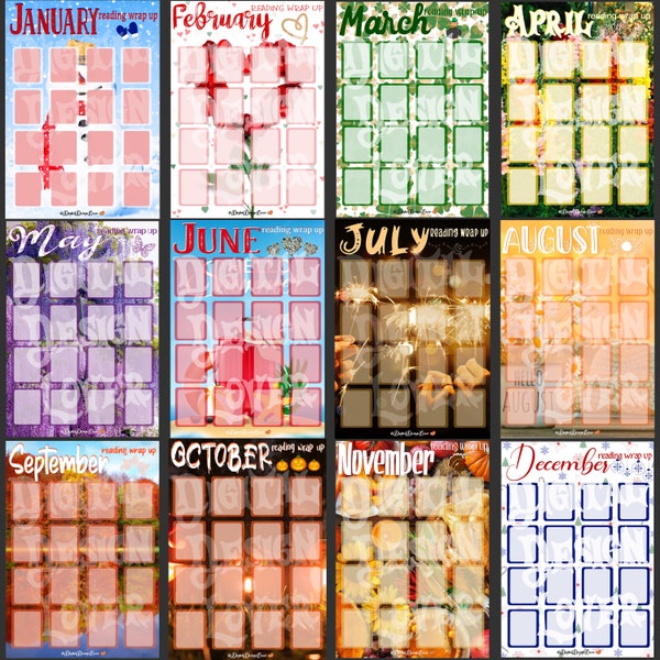 monthly-wrap-up-reading-journal-etsy