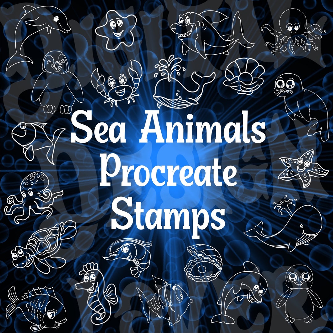 Sea Animals, Animal Stamps, Ocean Animals, Penguins, Fish Stamp ...