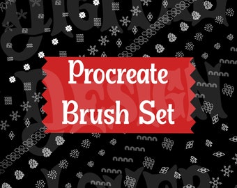 Procreate Brush Set, Patterns, Procreate Stamp