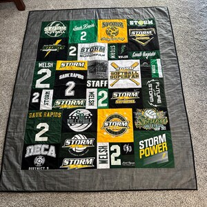 Custom T-shirt Blanket Bild 5