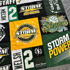 Custom T-shirt Blanket Bild 4
