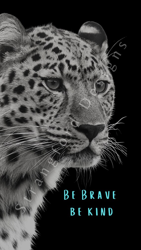 Iphone Android Phone Digital Wallpaper Big Cats Etsy