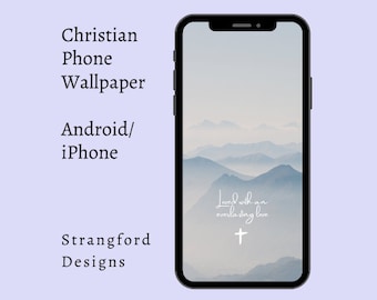 Christian iPhone/Android Digital Phone Wallpaper - Loved with an everlasting love