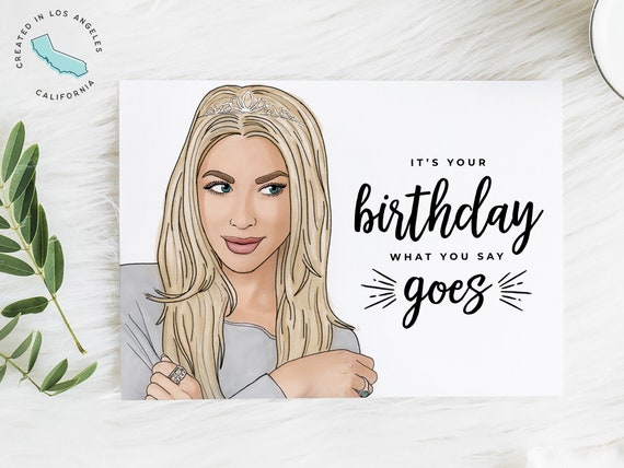 It's Your Fucking Birthday - Stassi Schroeder - Vanderpump Rules Funny  Happy Birthday Card - Etsy