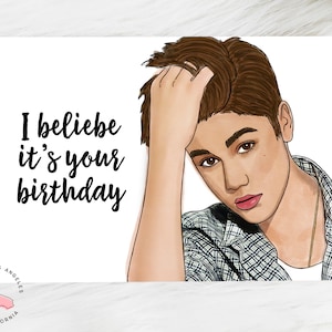 Je crois que c'est votre anniversaire - Carte d'anniversaire amusante