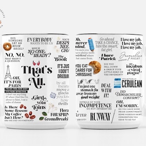 Iconic Fashion Quotes • Large Ceramic 15 oz Deluxe Mug • Modern Editorial Design • Humorous Chic Gift