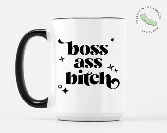 Boss Ass Bitch Large 15 oz. Deluxe Mug