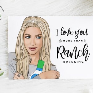 happy birthday ranch dressing Ranch Dressing Valentine's Day Card main image 0