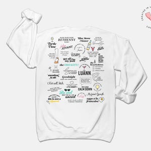 RHONY - All the OG Seasons Quotes - Housewives - NYC - Unisex Crew Neck Sweatshirt