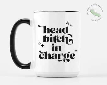 Head Bitch in Charge Large 15 oz. Deluxe Mug