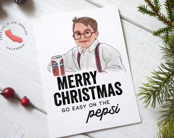 Fuller Go Easy On the Pepsi - Merry Christmas - Funny Home Alone - Holiday Greeting Card