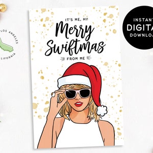 It's Me, Hi, Merry Swiftmas Von Me - Lustige Feiertags-Weihnachtsgruß-Karte