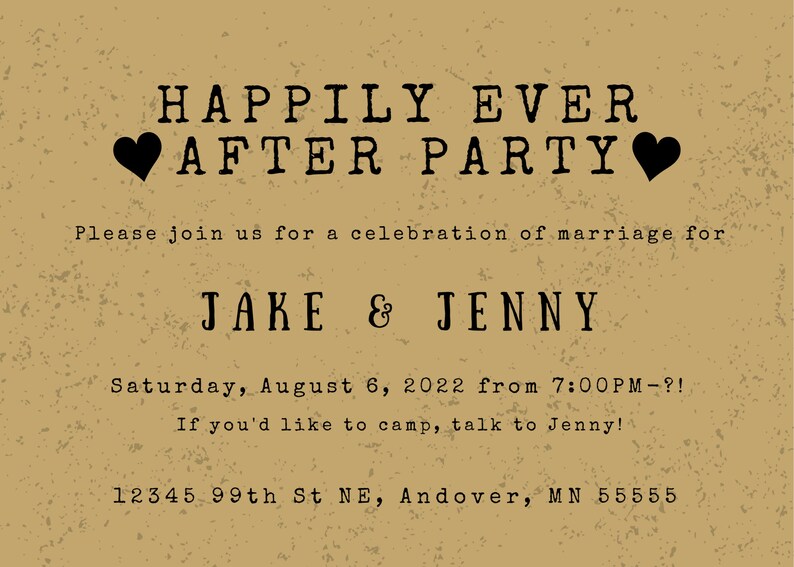 Custom Invitations Etsy