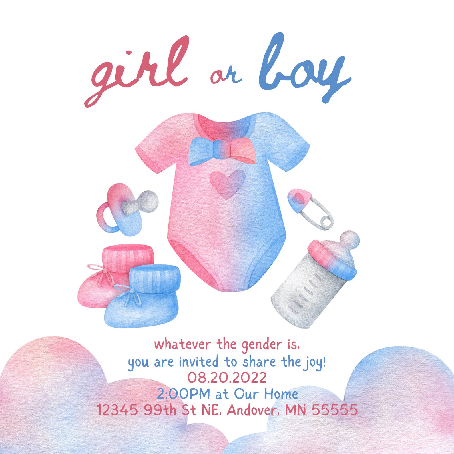 Custom Invitations Etsy