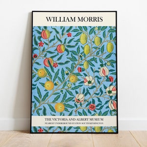 William Morris - Victorian Exhibition Poster - Fruits | Vintage Canvas Wall Art