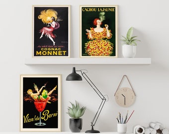 Vintage Women Advertising Prints | Classic Advertising Posters | Vintage Wall Art |Art Deco-Digital Download – Instant Wall Art