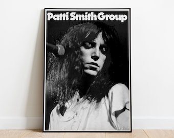 Patti Smith Concert Poster - Wall decor- Digital Download – Instant Wall Art