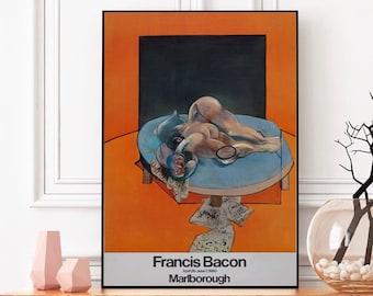 Francis Bacon- Vintage Exhibition Poster - Wall Decor- Digital Download – Instant Wall Art
