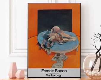 Francis Bacon- Vintage exhibition poster - wall decor